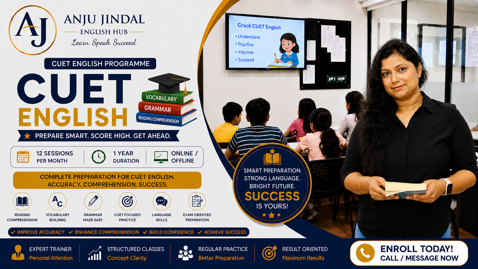 CUET English course