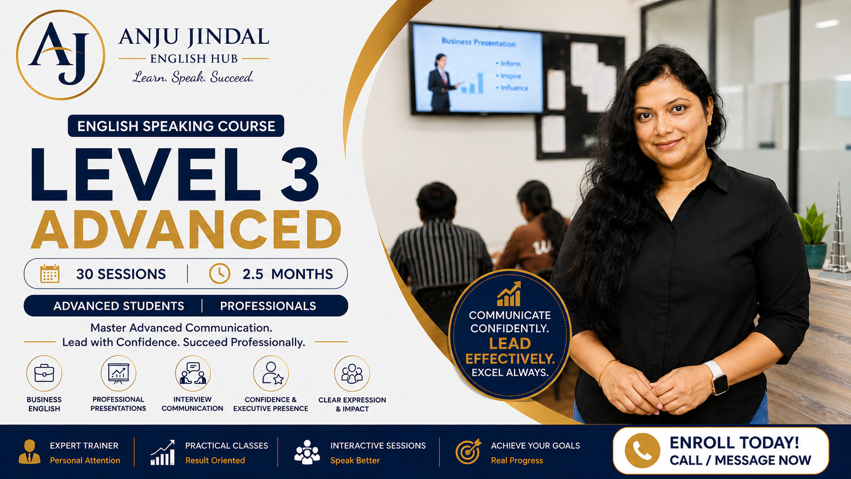 Level 3 · Public Speaking L2 course